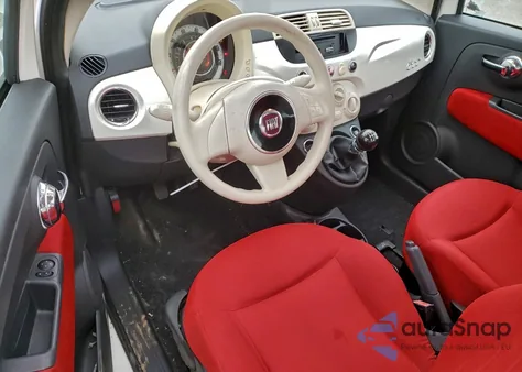 2012 Fiat 500 Pop z USA, uszkodzony, nr VIN 3C3CFFAR4CT114221